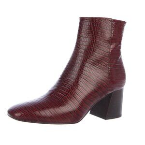 NWT Freda Salvador Red Rosewood Charm Boots Bootie Size 10